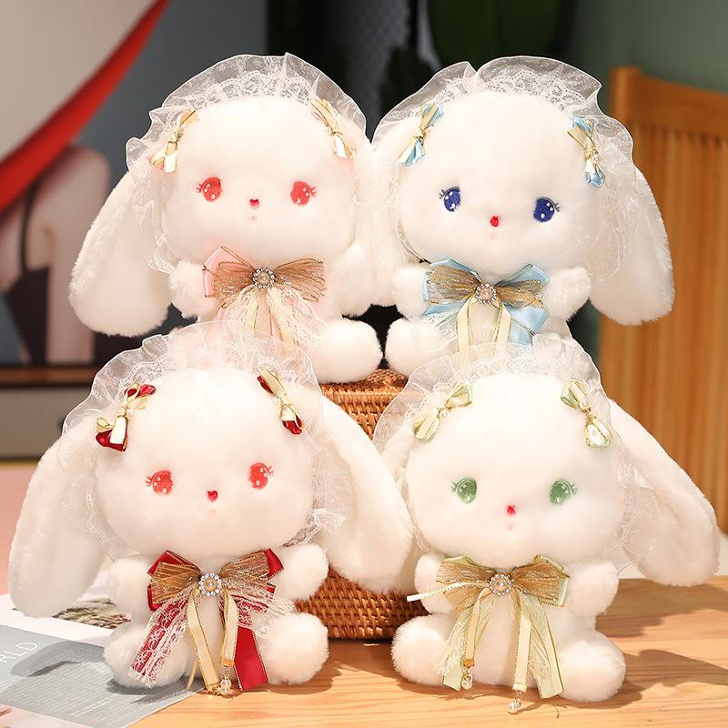 New Cute Cute Rabbit Plush Toy Rabbit Grab Machine Doll Throw Dolls Children's Girls Birthday Gift