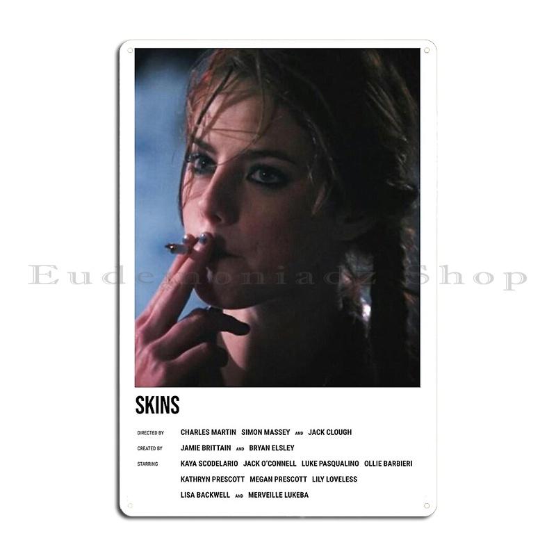 Skins Постер с обложкой сериала Эффи Металлическая табличка Постер Вечеринка Кино Клуб Бар Персонаж Гараж Клуб Жестяная табличка Постер 20x30cm(7.8x11.8inch)