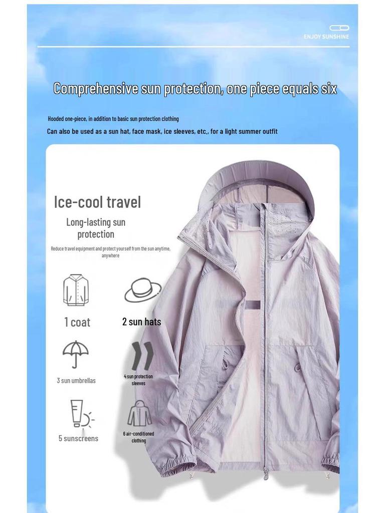 Women's 2025 Mountain Style UV-Protection Jacket - Lightweight & Relaxed Fit