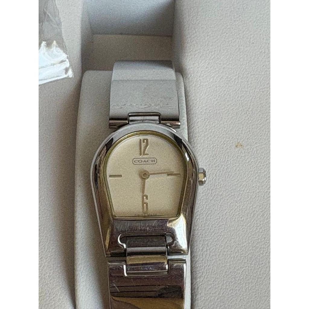 Used COACH watch ladies silver