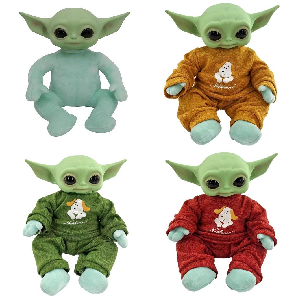 Yoda Baby Plush Doll Mandalorian Christmas Infant Toy Alien Figurine