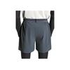 On Performance Logo Quick-Dry Comfortable Stylish Solid Color Three-Quarter Sports Shorts Men Shorts Eclipse-Black 1MF10752608