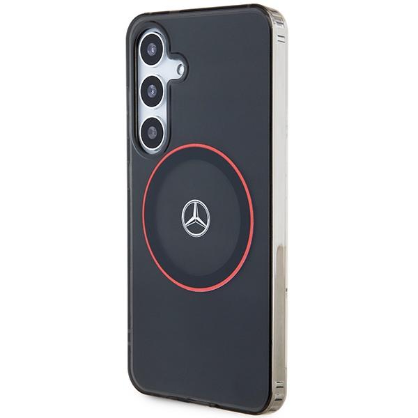 Mercedes Mehms24S23Huork S24 S921 Black Hardcase Double Layer W/ Red Magsafe