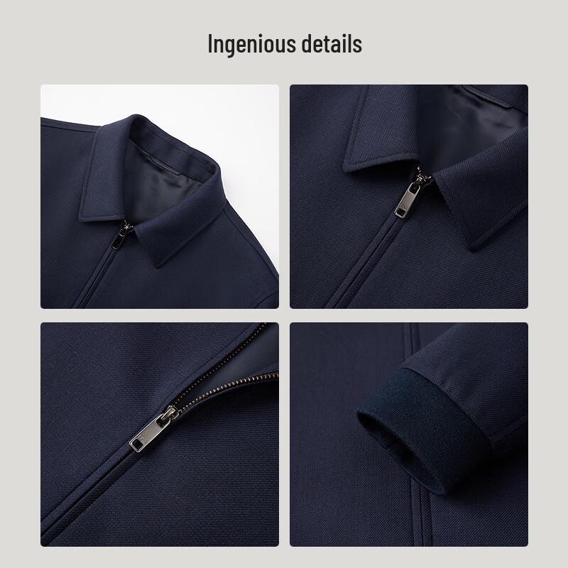 EMZ Men's Fashion Lapel Autumn Jacket 9D7521209