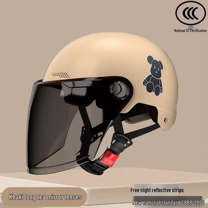 Casco Eléctrico Unisex para Bicicleta y Patinete Certificado 3C, Seguro y Ajustable, Protección Solar, Uso en Todas las Estaciones