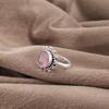 Lila Katzenauge Handgefertigter Boho Edelsteinring, 925 Massiv Sterlingsilber Schmuck, Einzigartiges Design Schmuckring Zum Verschenken