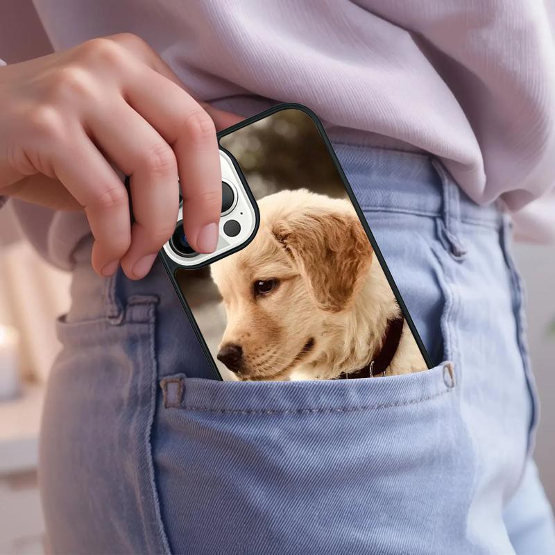

Golden Retriever Friend Phone Case For iPhone 17 Air 15 16e 14 13 Pro Max Coque 12 11 Pro Max PLUS cover iPhone 13pro