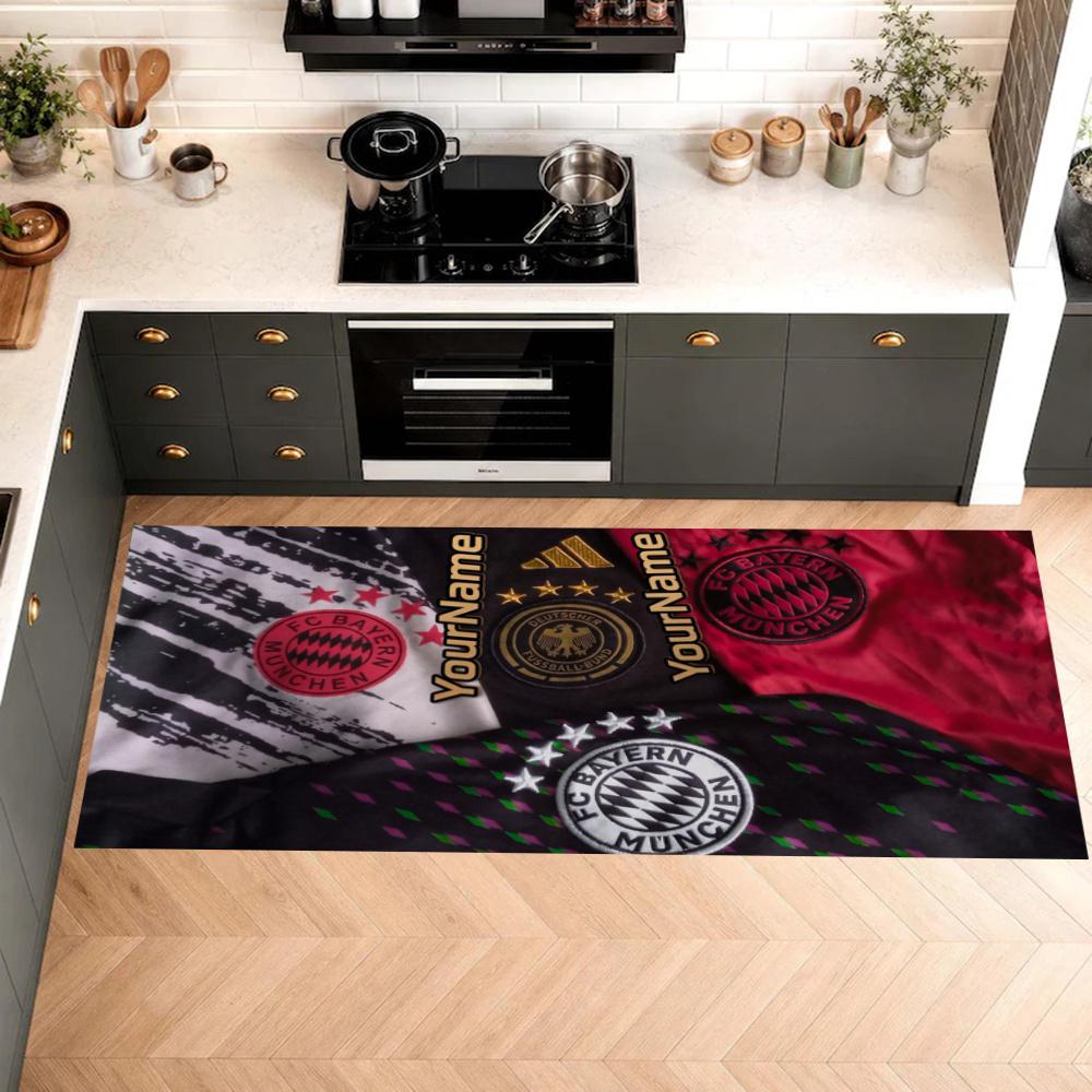 Bayern Munich Customize Your Name Kitchen Rug Runner Rug Laundry Mat Hallway Entryway The Best Gift Choice