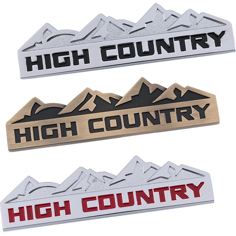 Car Front Grille Badge Tail Trunk Sticker for  Snow Mountain HIGH COUNTRY Emblem CHEROKEE COMMANDER COMPASS LIBERTY PATRIOT