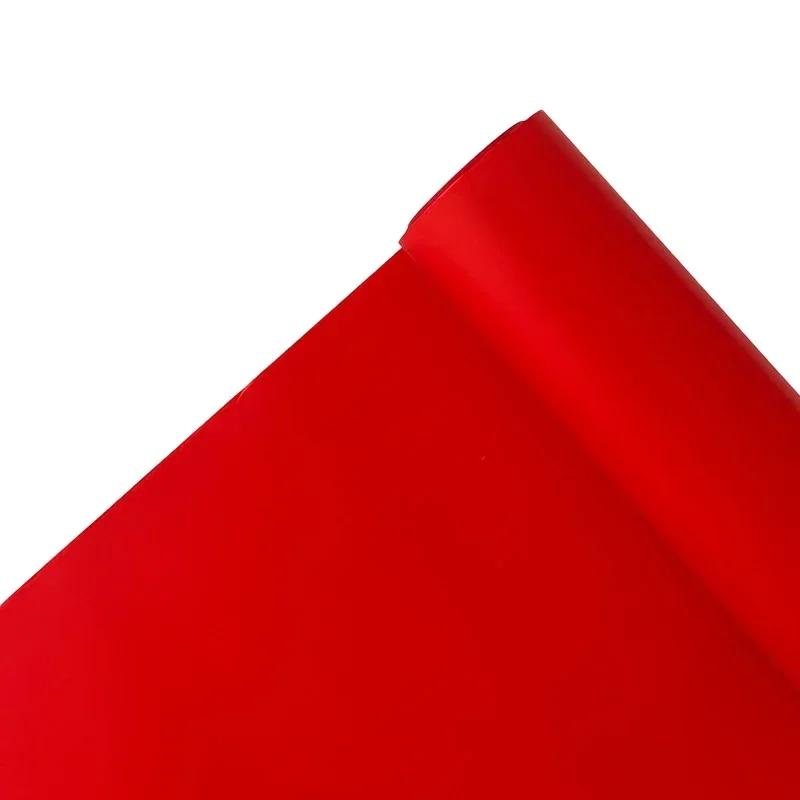 58cmX11yards Plain Porcelain Matte Floral Paper Flower Bouquet Solid Color Floral Page Flower Material Waterproof Packaging Film