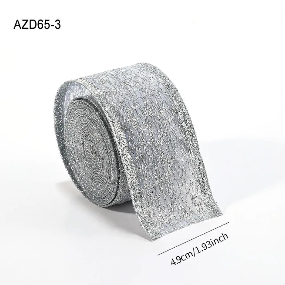 2M Sparkling Mesh Christmas Ribbon Glitter Sequins Elegant Wreath Decor Ribbon Satin Organza Christmas Tree Ribbon