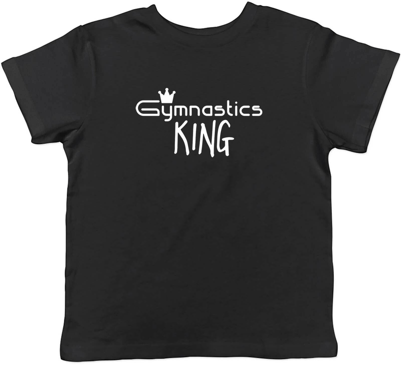 Gymnastics King Childrens Kids T-Shirt Boys Girls 120