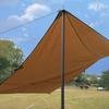 25mm Beach Shelter Tarp Awning Pole Wind Resistance Accessories for Backpacking Camping Portable Canopy Awning Support Pole