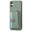 For Samsung Galaxy A05 4G Case Carbon Fiber Texture Leather Phone Back Cover with Card Holder