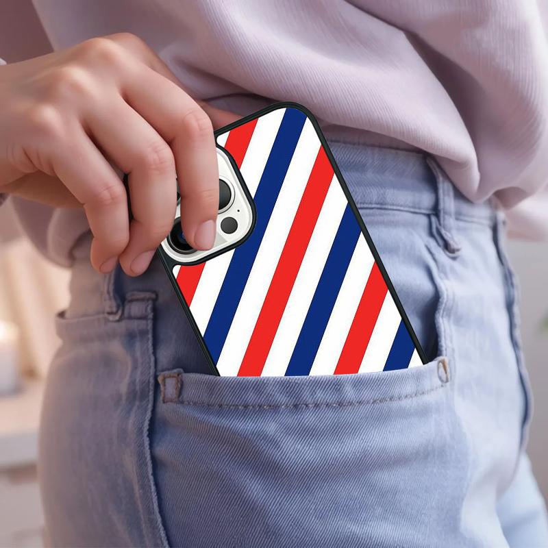 Scissors and Combs Barber Shop Hair Stylist Phone Case For iPhone 17 Air 15 16e 14 13 Pro Max Coque 12 11 Pro Max PLUS cover