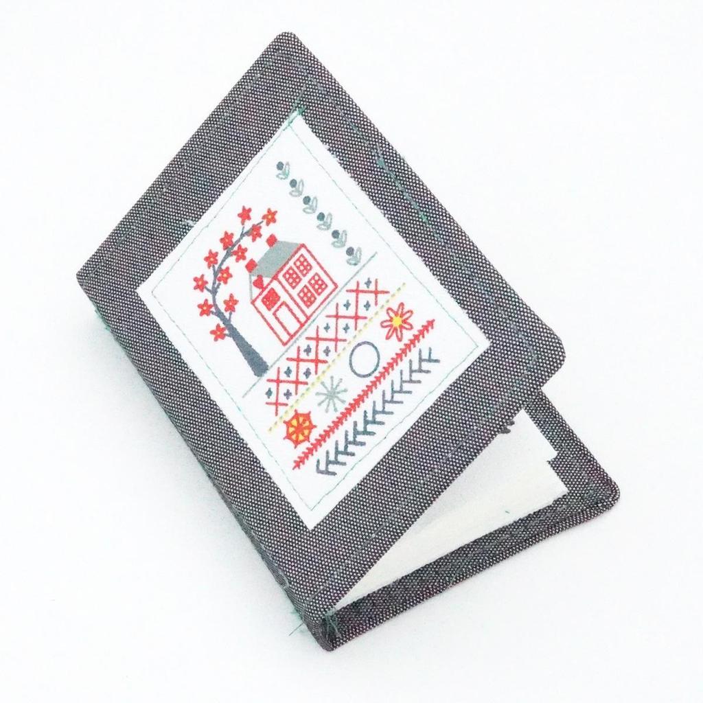Rain Grid Embroidery Kit: Book, Needles & Thread Set for DIY Sewing