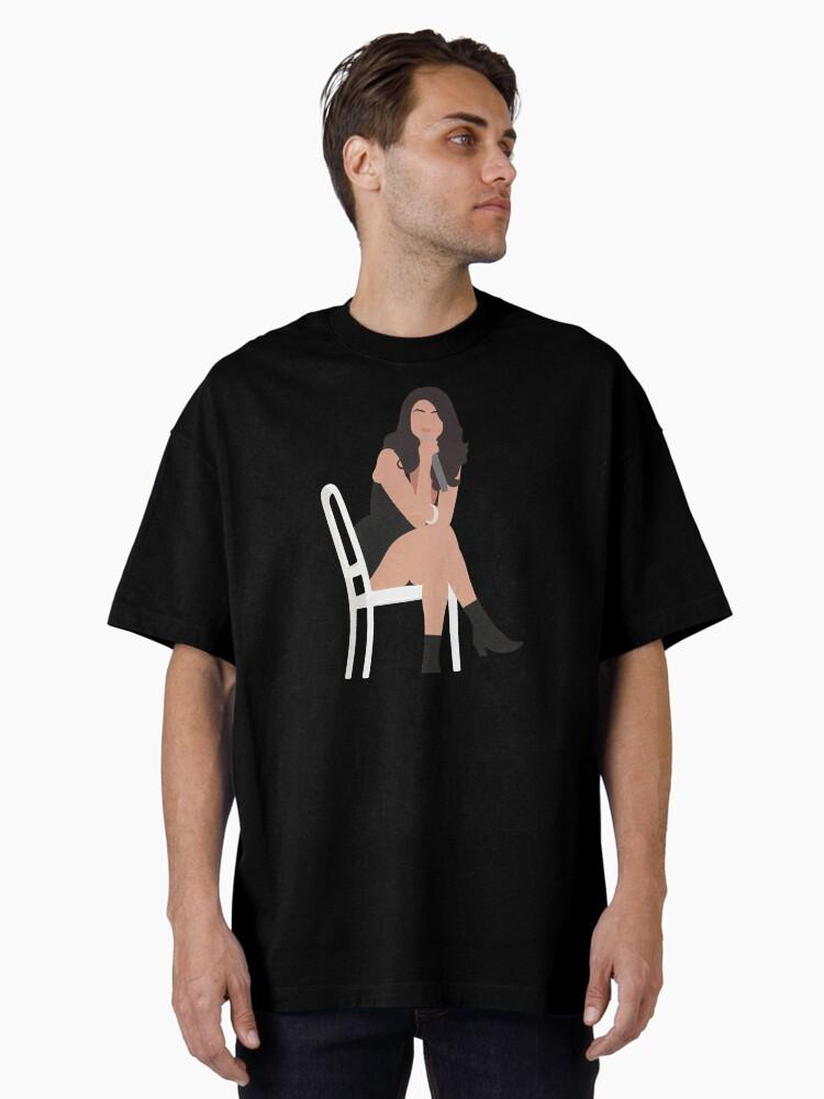 Selena Gomez Lineless Illustration Oversized T-Shirt