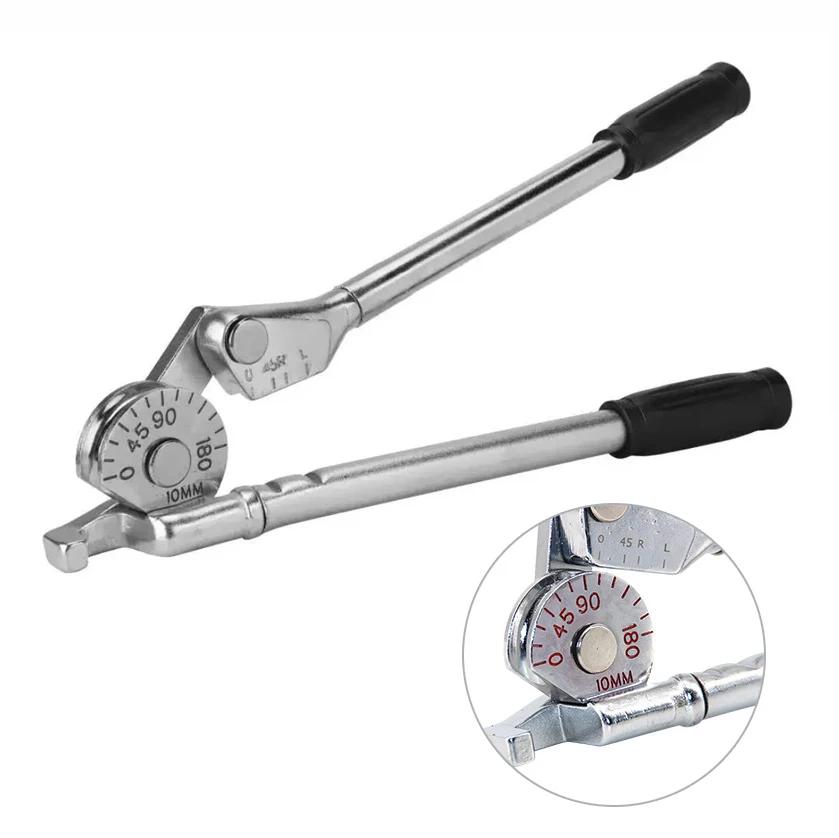 Handrohrbieger 0-180° verstellbar, 8-10mm Außendurchmesser Rohrbiegewerkzeug für HLK, Automobil, Sanitär, Herbst Hausverbesserung DIY