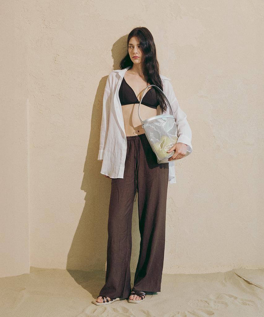 Moremorr Onde Bag Mesh Bag Silver