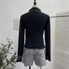 Korean Style Off-Shoulder Bow Slim Fit Long-Sleeve Women's Top