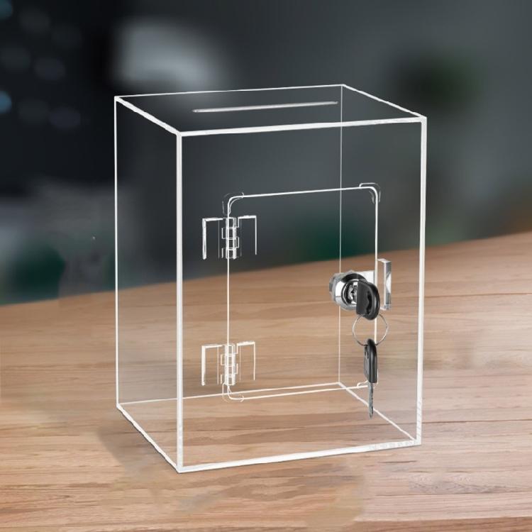 Effektive übergroße Sparschweine Funktionale Acryl-Kassenschublade Sichtbarer Sparfortschrittsmonitor Mit Schlossmechanismus