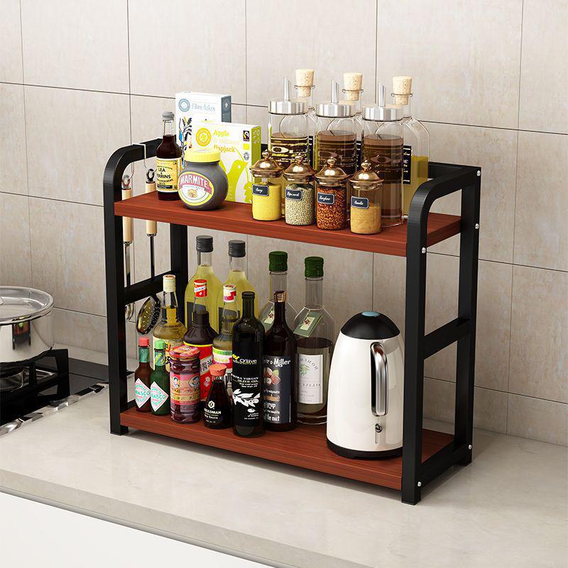 Estantería de Almacenamiento Multicapa para Cocina para Especias, Condimentos, Utensilios de Cocina y Aceites Embotellados.