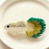 Korean Style Silver Arowana Shark Clip Acrylic Acetic Acid Hair Claw Guppy Hair Claw  Travel