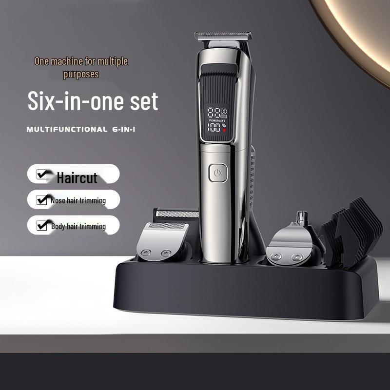 

Водонепроницаемый электрический набор машинки для стрижки волос и триммера с цифровым дисплеем для тела и волос