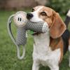 Hair Dryer Shaped Dog Chew Toy Durable Chew Squeaky Dog Toy Plush Dog Toy  Boredom Relief