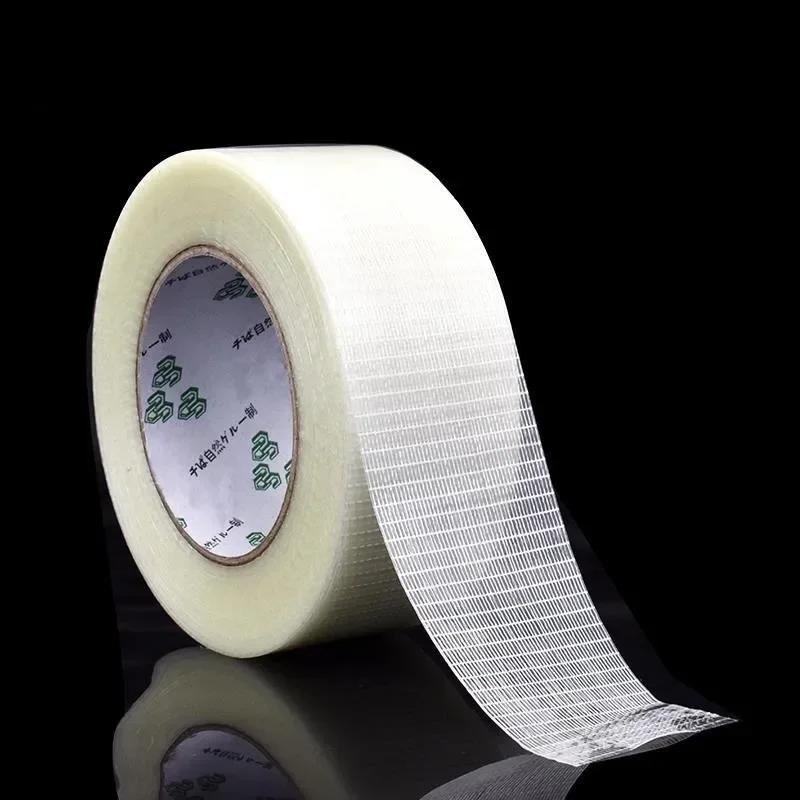 

20 м Клейкая лента из стекловолокна Прочная армированная Высокая несущая способность Модель Ремонт Упаковка Товары для дома Кухонные гаджеты 40mm&20M