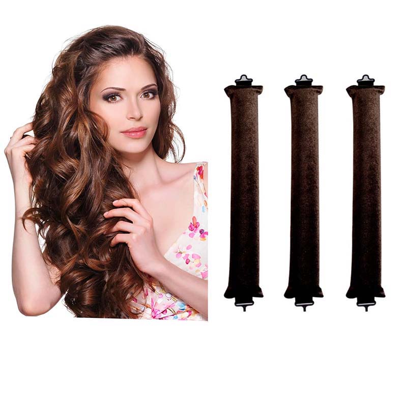 Lockenwickler ohne Hitze, Lockenwickler ohne Hitze, Lazy Curling Rod Stirnband, weiche Locken, Sleeping Flexi Rods mit Haken, Haar-Styling-Tools