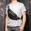 Neue Leder-Herrentasche, Multifunktionale enge Brusttasche für Herren, Damen-Hüfttasche aus Rindsleder, Weiche Leder-Umhängetasche für das Handy