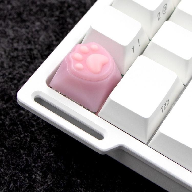 Color Resin Kitten Keycap for Mechanical Keyboards Perfectly Gift for Gamers and Keyboards Customizers