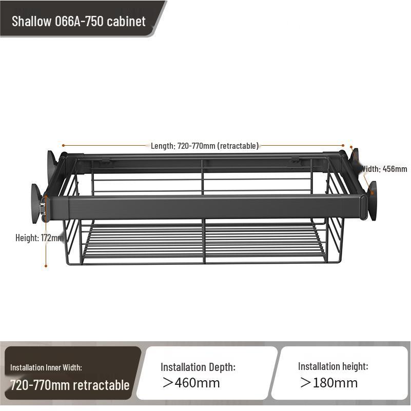 Étagère télescopique extensible pour rangement de pantalons dans une armoire