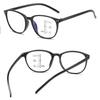 Retro Multi-Focus Blue Light Blocking Reading Glasses Lightweight Comfortable Eyewear for Daily Use