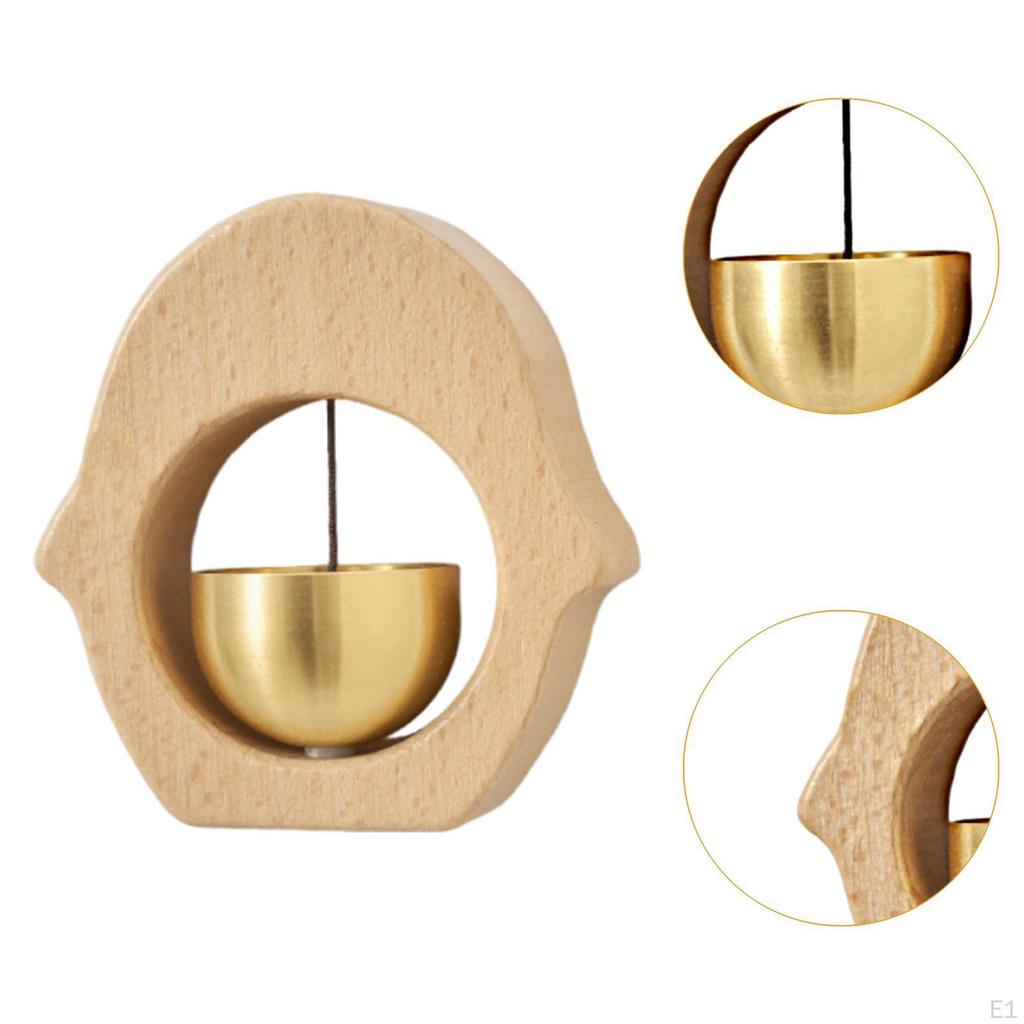 Shopkeeper's Door Opening, Unique Wooden Doorbell for Refrigerator, House Entrance