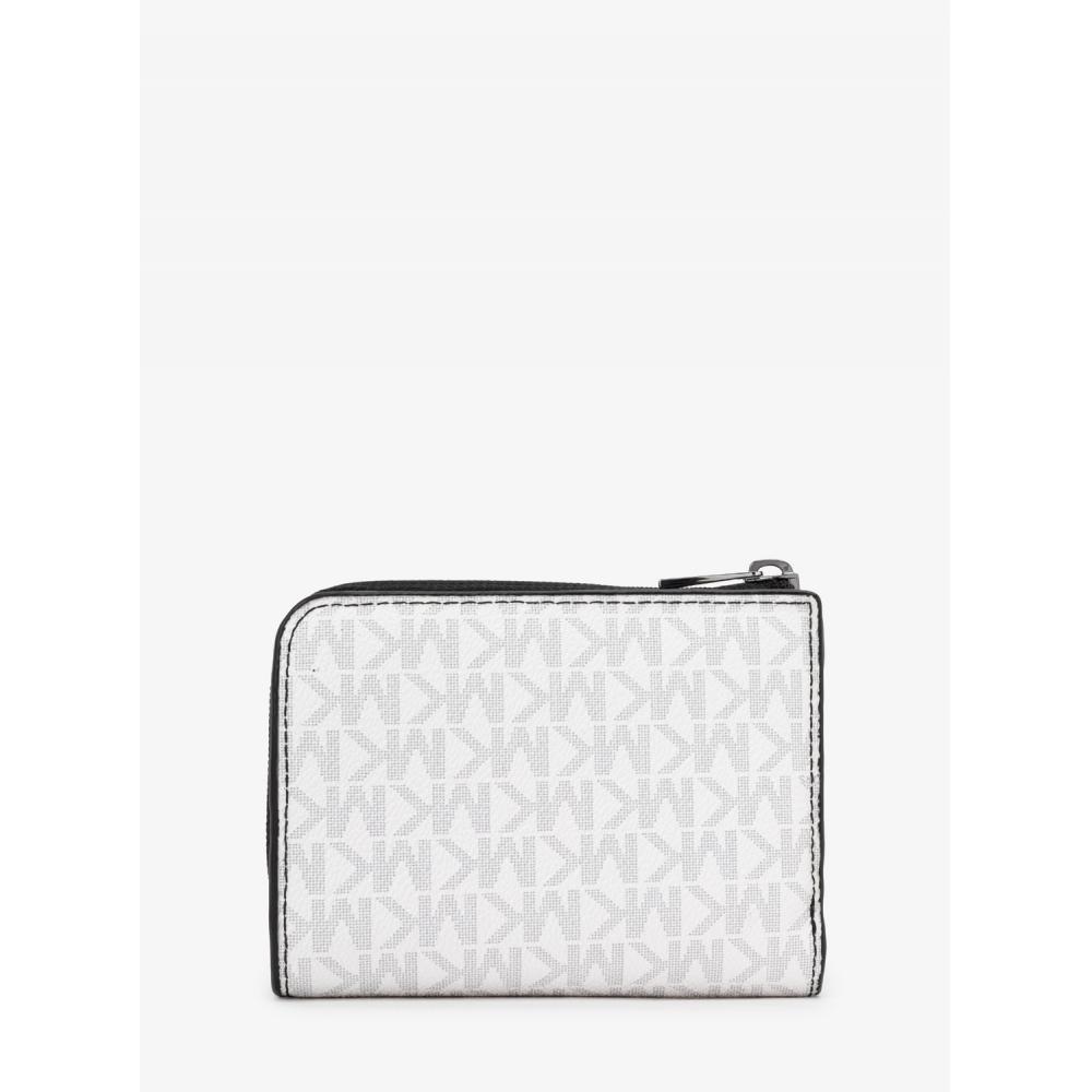 Michael Kors Cooper Folio Wallet   Mk Signature 36f2lcof3b3535 Bright White