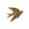 Swallow Wall Decor Antique Decoration Feather Texture 3D Avian Ornament