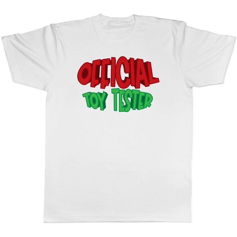 Official Toy Tester Christmas Mens T-Shirt S разноцветный