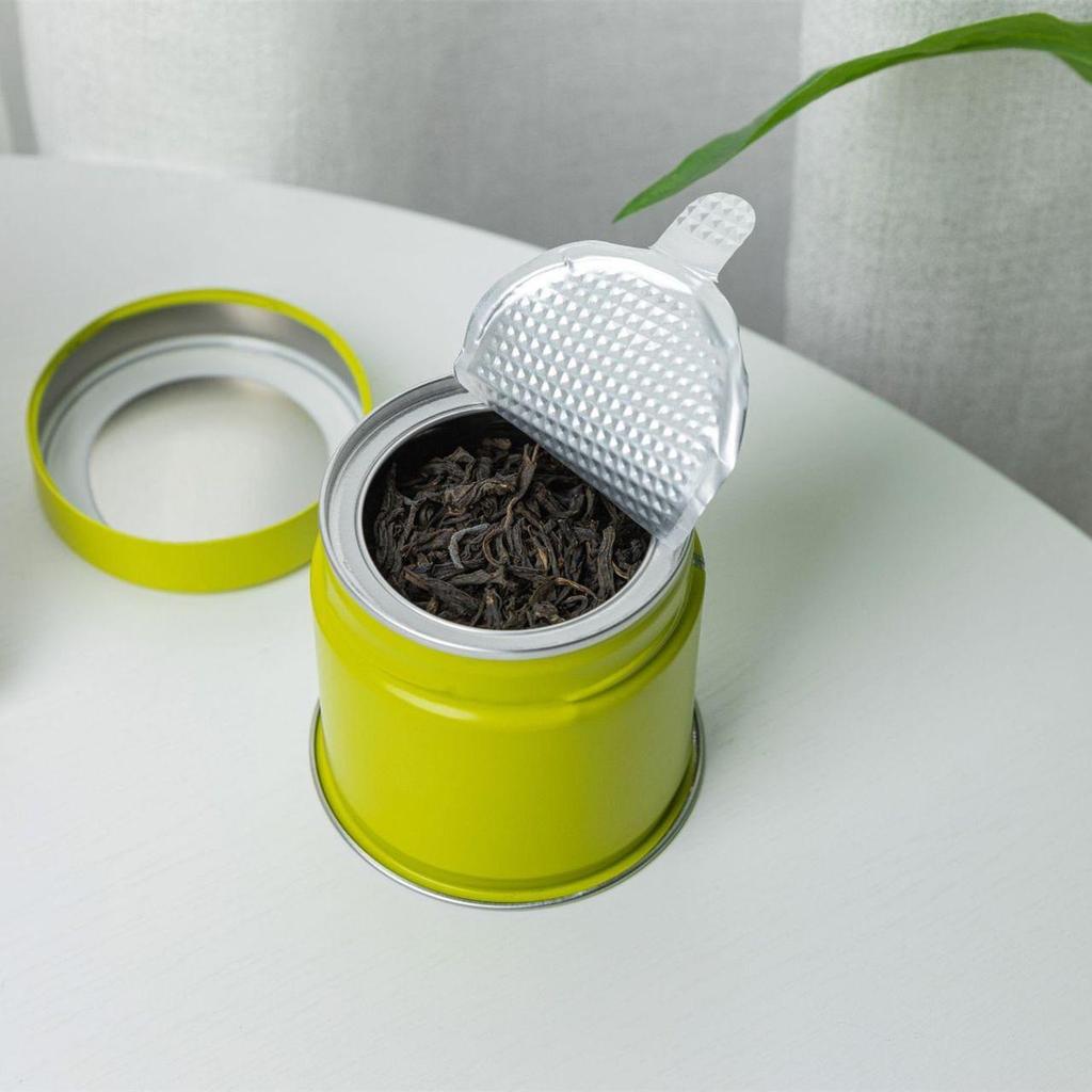Portable Sealed Round Tinplate Tea Cans - Moisture-Proof & Universal