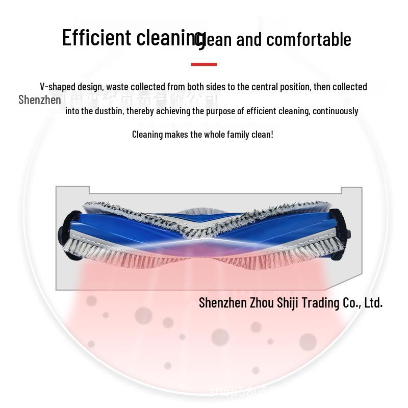 Accessori Ecovacs T30 COMBO: Sacco per la polvere, Mocio, Rullo, Spazzola laterale, Filtro, Liquido per la pulizia.