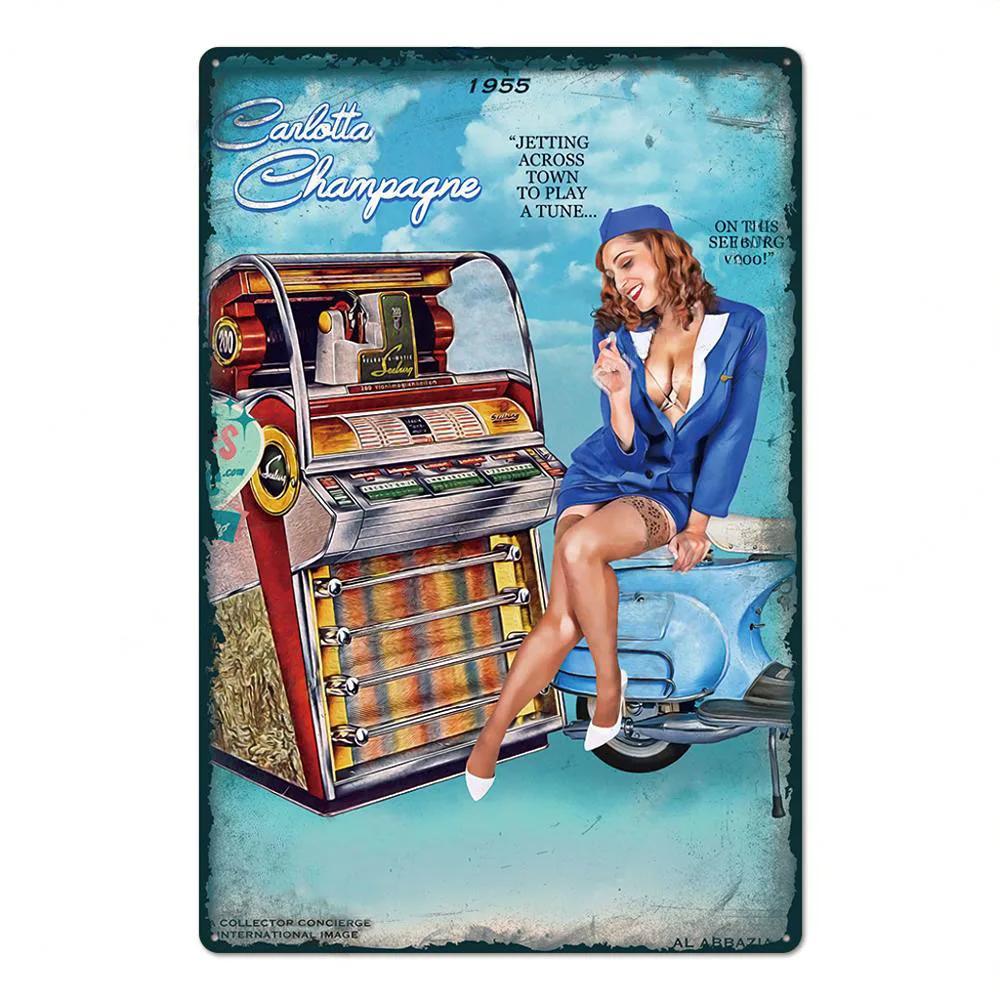 Metalowe Plakaty Vintage Metalowe Znaki Dekoracja Tabliczka Metalowa Vintage Blaszany Znak do Baru Garażu Jaskiń Mężczyzn w Pokojach Rodzinnych Dekorowanie Pla