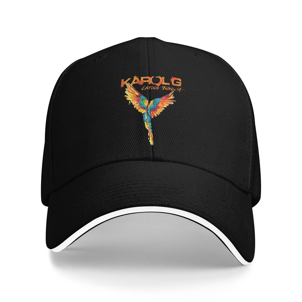Karol G Viajando Por El Mundo Tropitour Baseball Caps Fashion  Sandwich Hats Unisex Adjustable Dad Hat Running Golf
