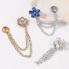 With Chain Magnetic Clothing Clips Legs Cuff Fixing Buttonless Clips Magnet Clips  Shirts