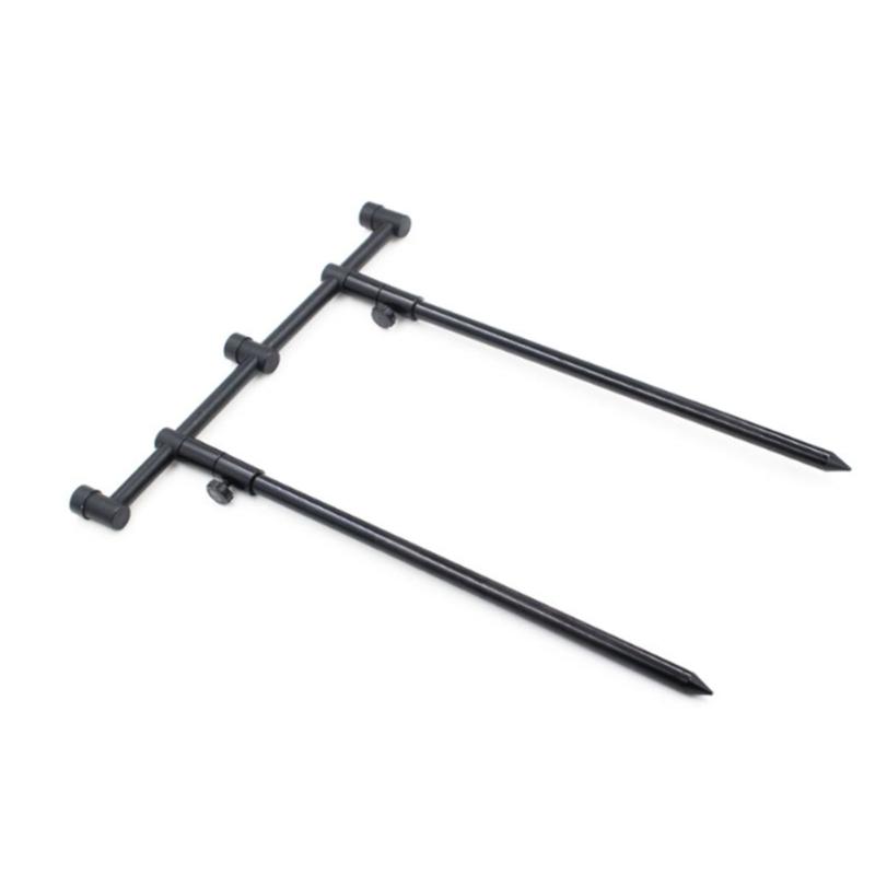 Fishing Rod Support with 2 Head/3 Head for Fishing Rod Bracket Fishing Rod Bracket Fishing Buzzer Bar Bites Alarm Holder