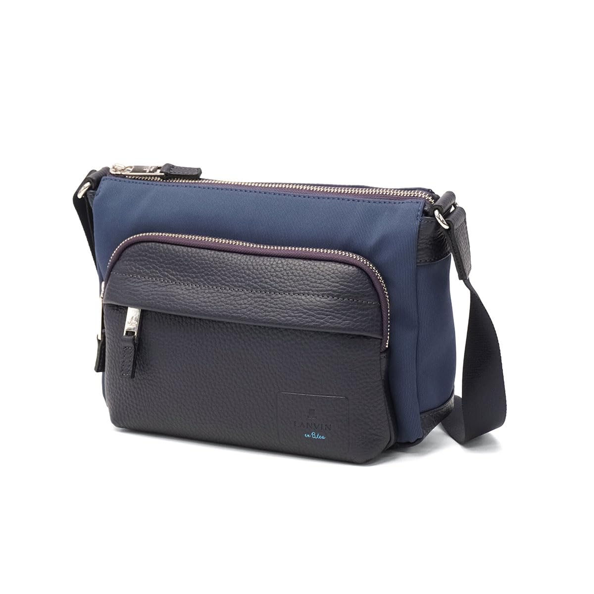 Lanvin en Bleu Пике Мини Сумка на плечо 526111 Темно-синий №