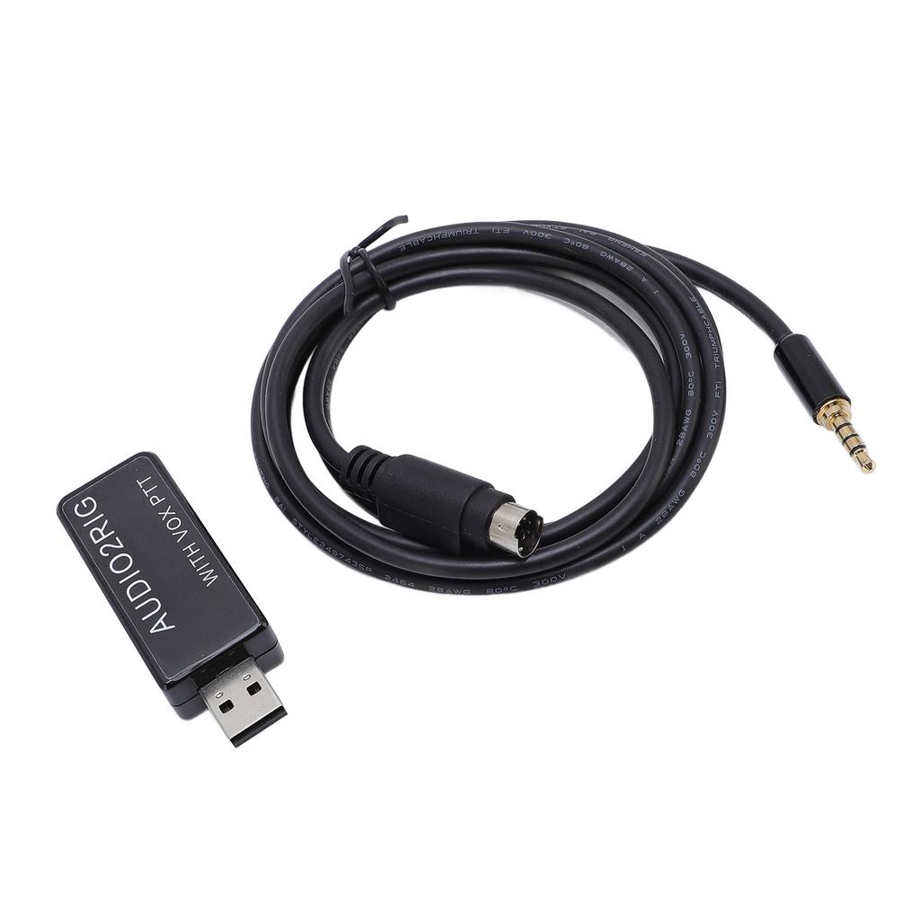 Amateur Radio Digital Modes Interface Connector with FT818 Cable Built In Sound Codec for Vox HF