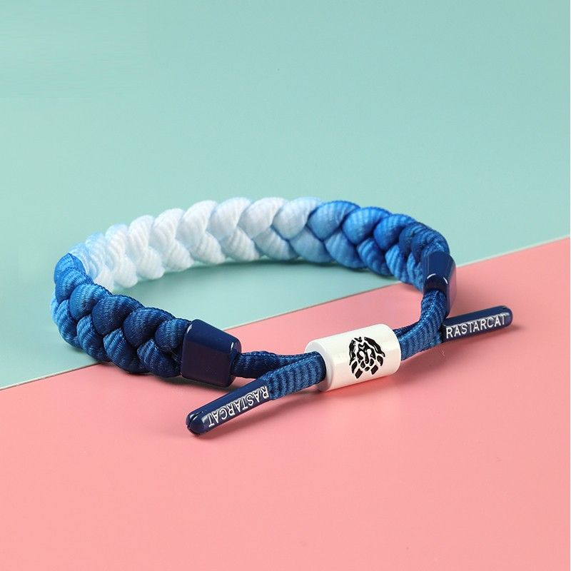 

Браслет «Маленький лев» Парный рефлективный ко Дню святого Валентина «Звездное небо» Ограниченный ремешок для переноски Мини Официальные подлинные изделия для мальчиков и девочек Blue and white gradient Classic