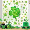 St Patrick‘s Day Window Cling Static Decal for Glass Irish Holiday Festival Home Decor Removable Reusable
