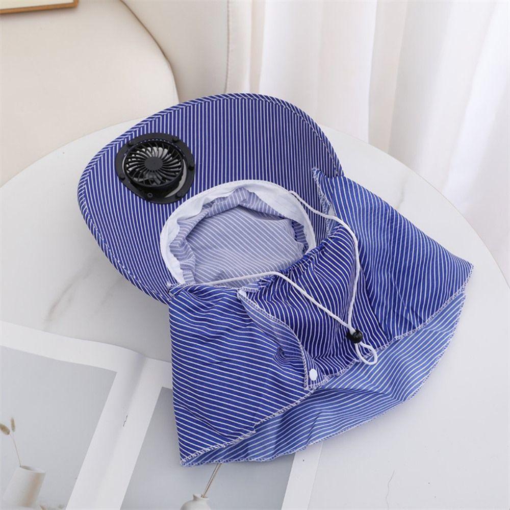 Quick Dry Solar Fan Hat Wide Brim Fishing Hat New Bucket Hat  Summer